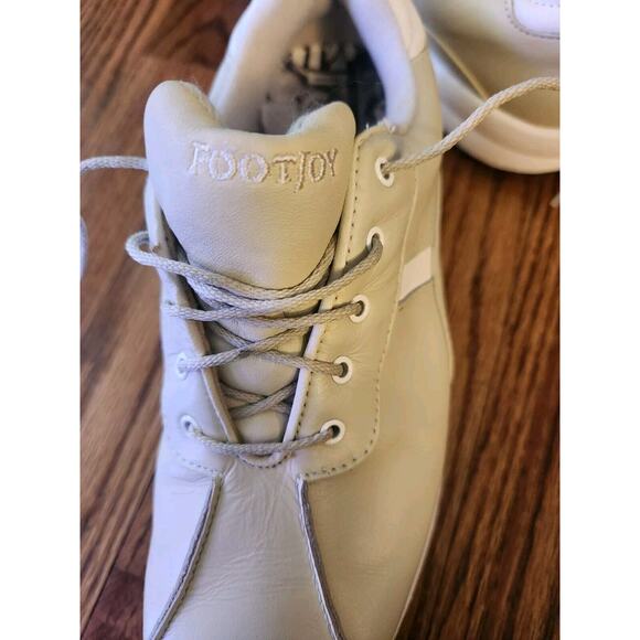 FootJoy eComfort Golf Shoes Women's Beige Spikes 98558 Size 6.5 - Picture 11 of 11